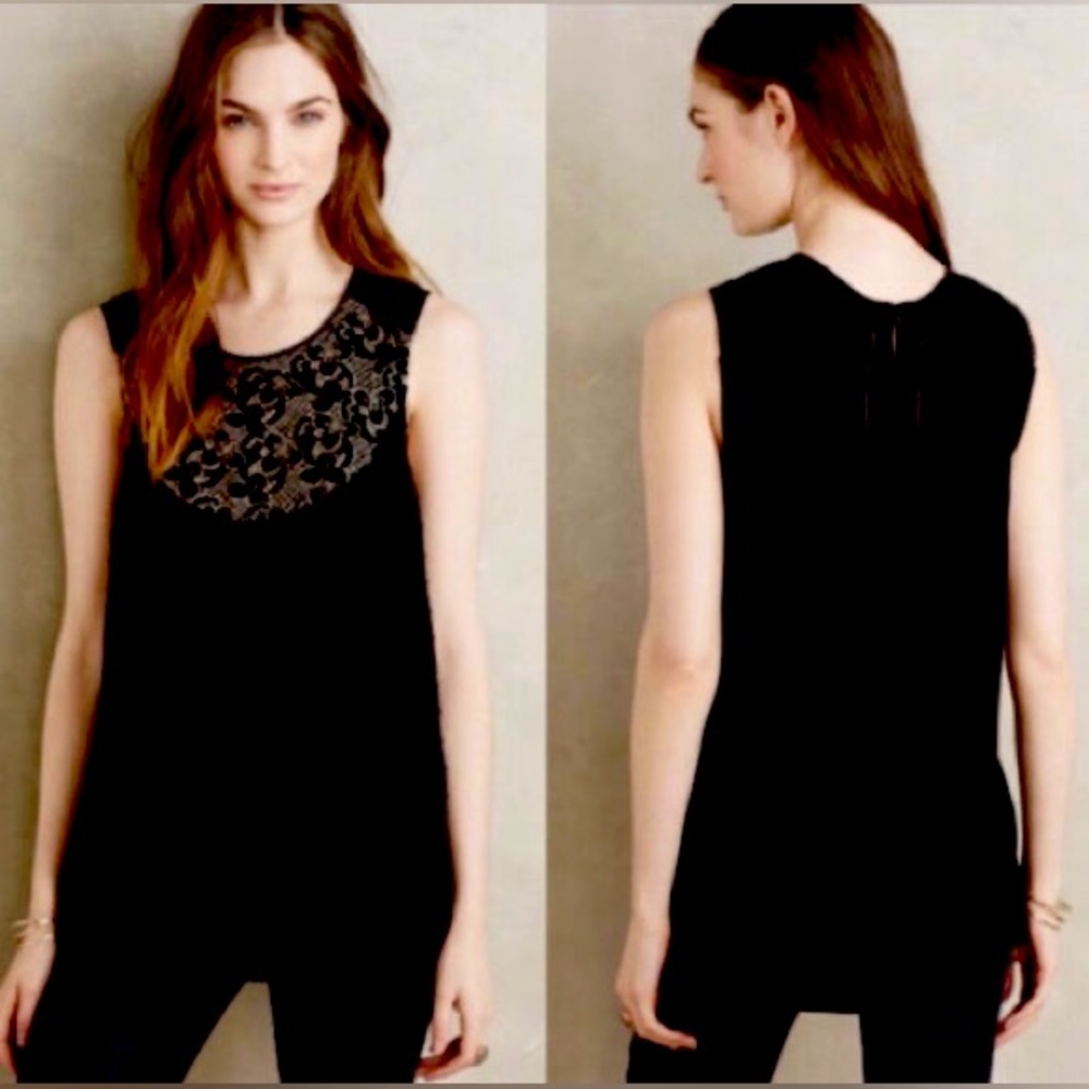 NWT Velvet Gold Embroidered Top Anthropologie